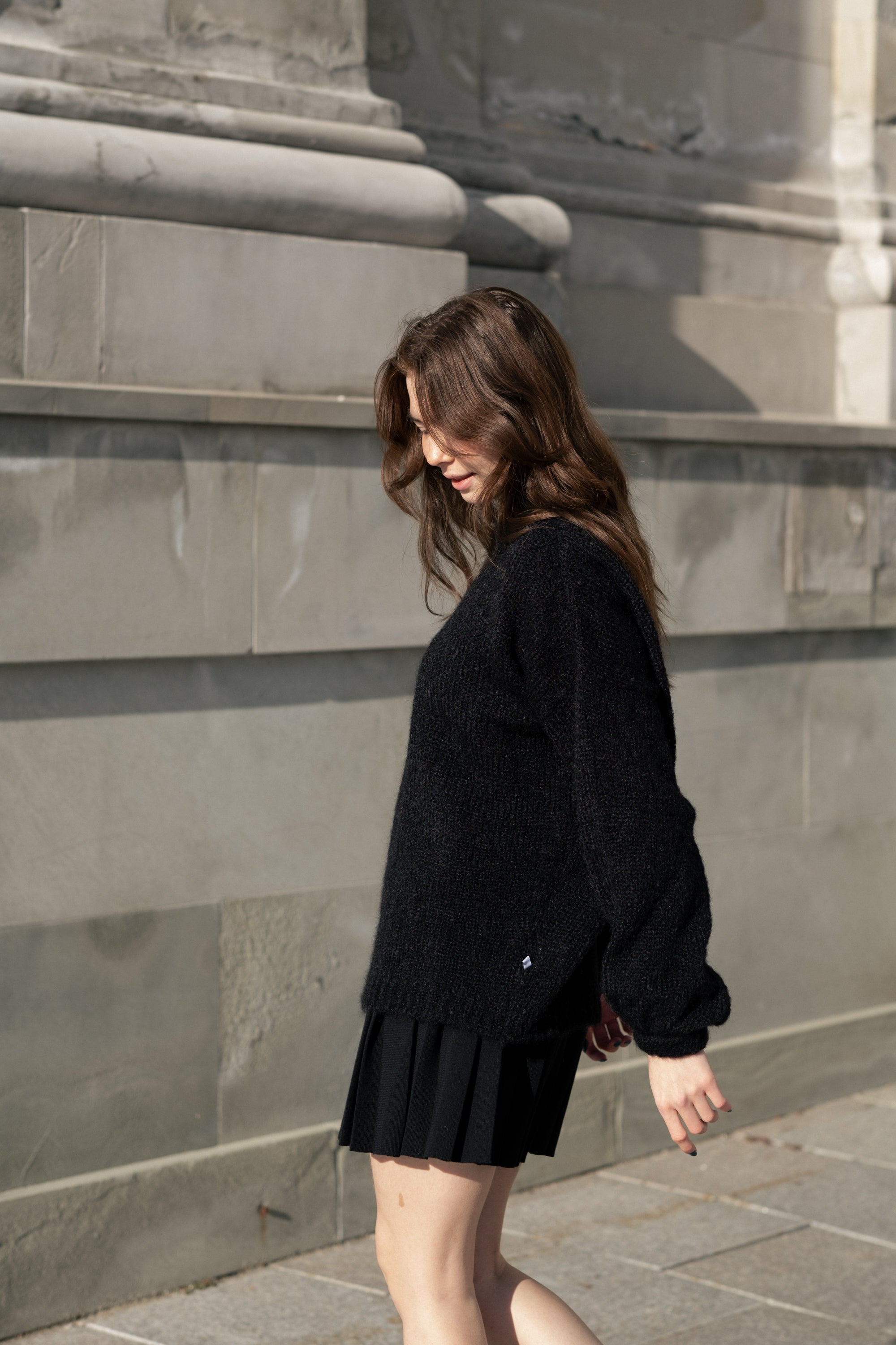 Melody Mohair Jumper Black