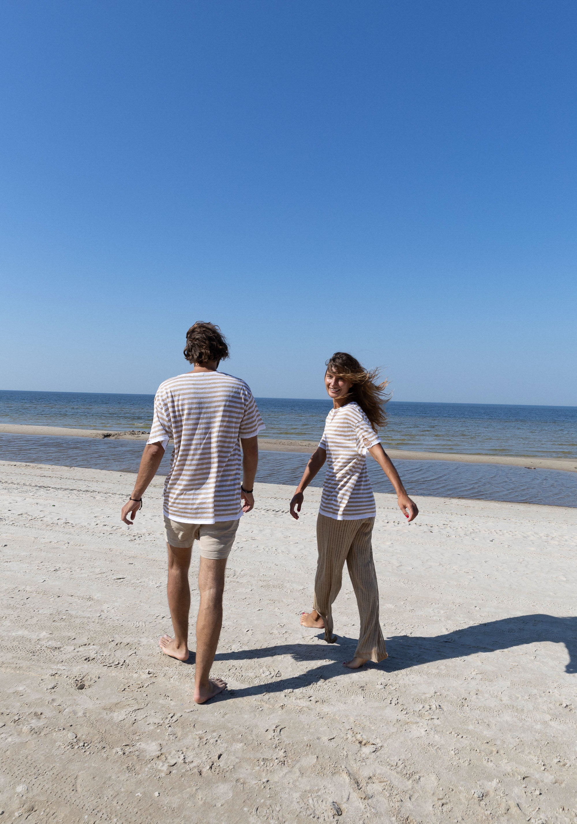 Energia 100% Linen T-shirt Sand *Unisex*