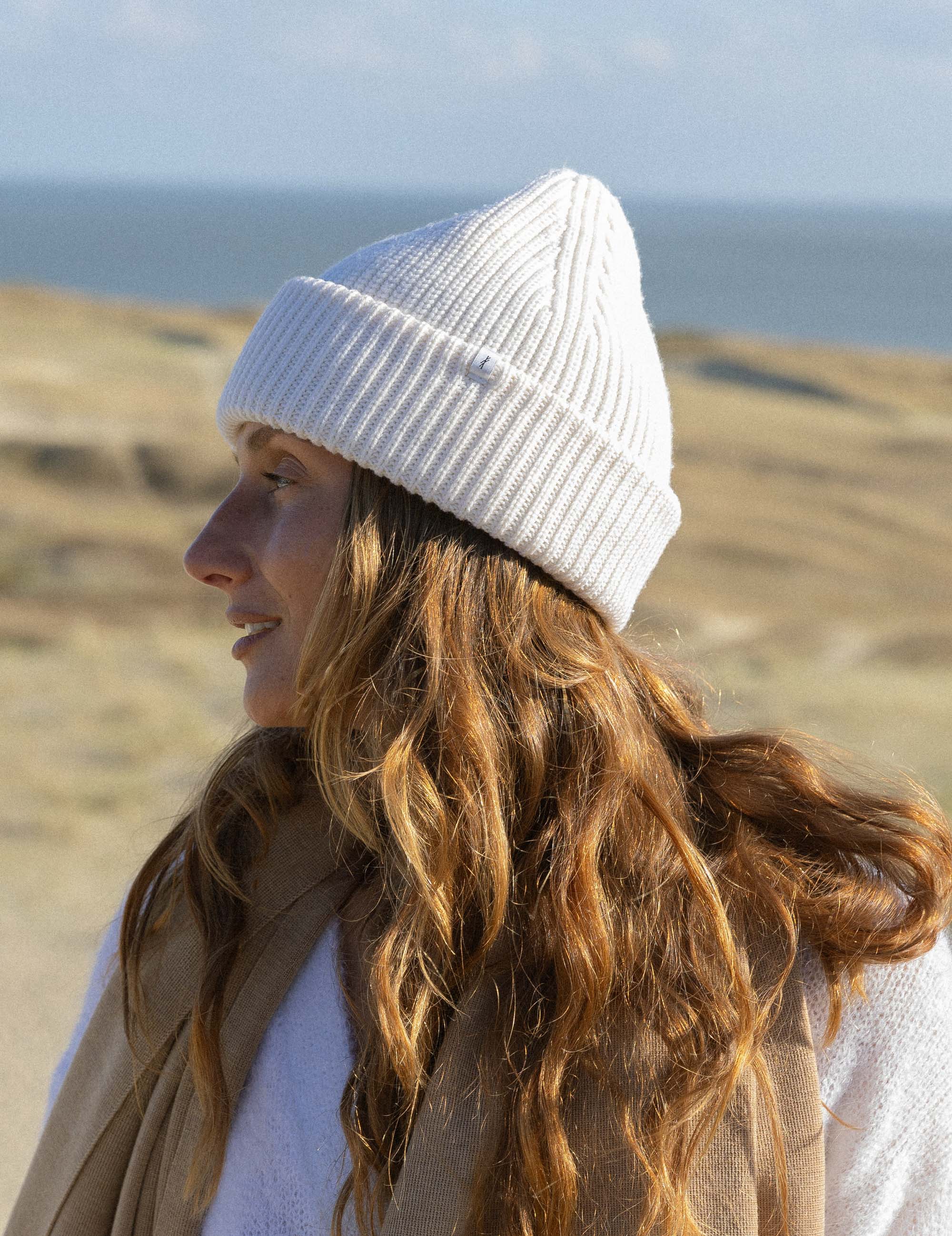 Rotondo 100% Merino Hat White