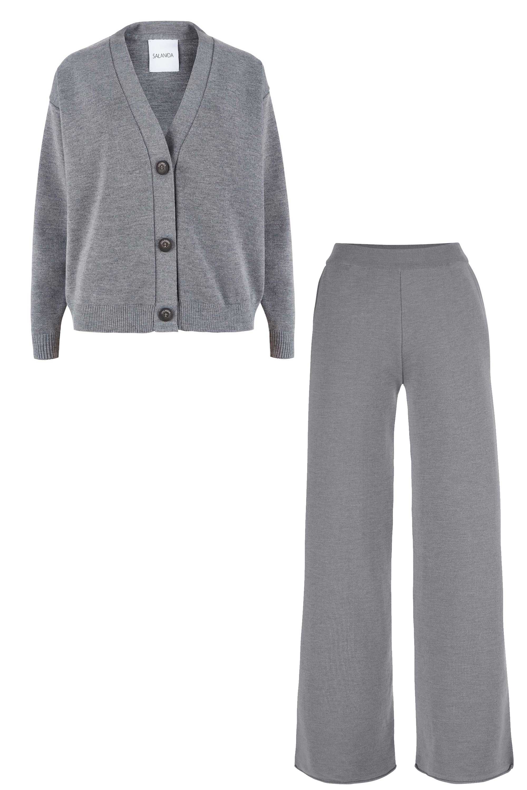 Bene 100% Merino Co-ord Light Grey *New In*