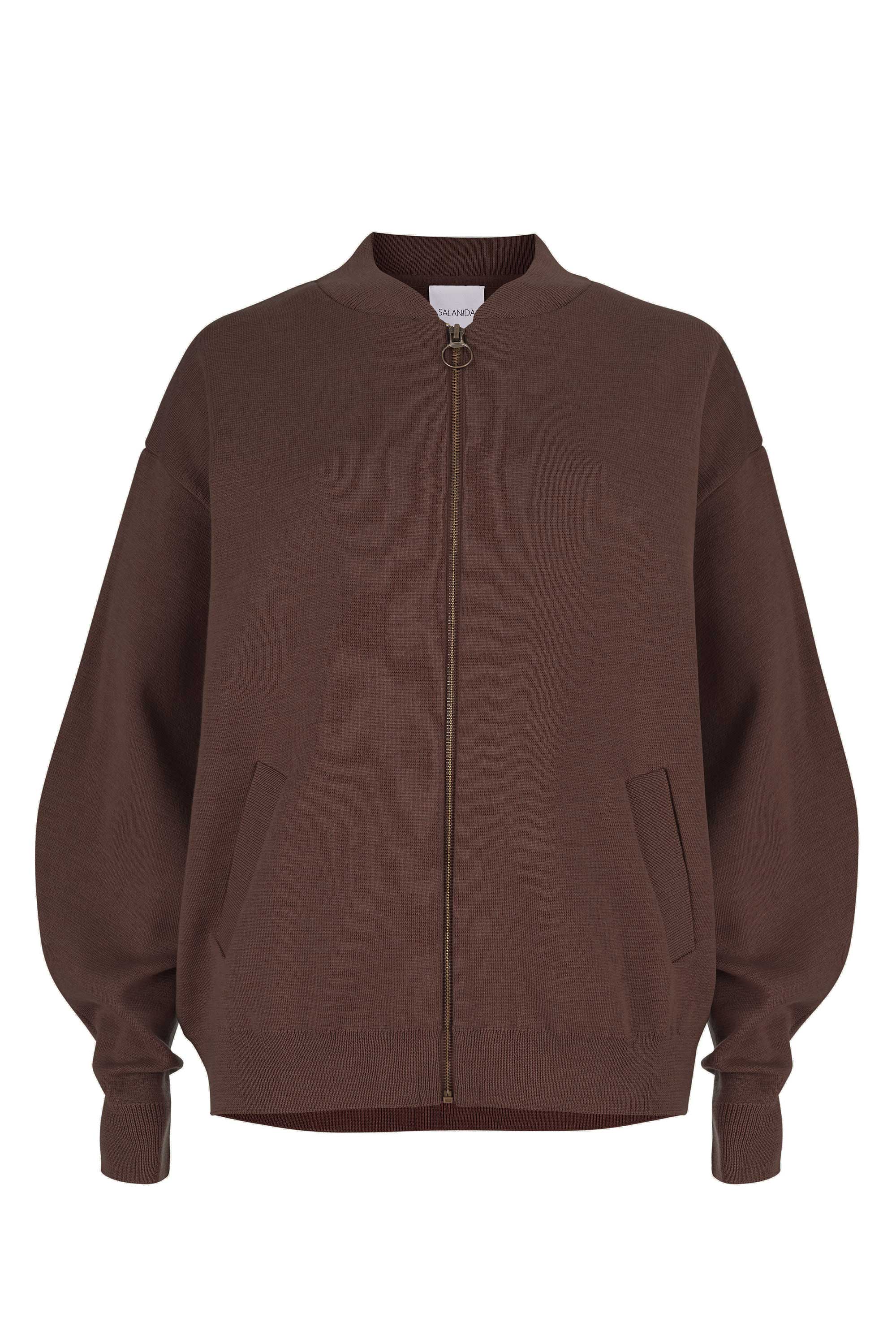 Onda 100% Merino Bomber Jacket Chocolate *NEW IN*