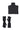 SALANIDA Merino Wool Bib-neck and Gloves in Black | PUNTO&VIA