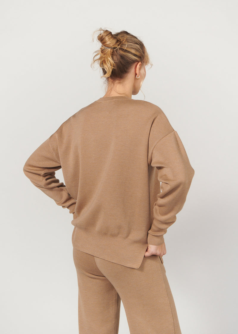 Rotondo 100% Merino Jumper Beige