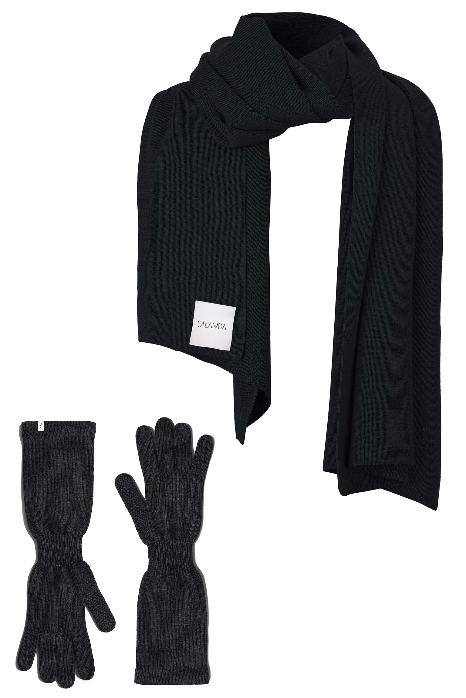 Via 100% Merino Set Black