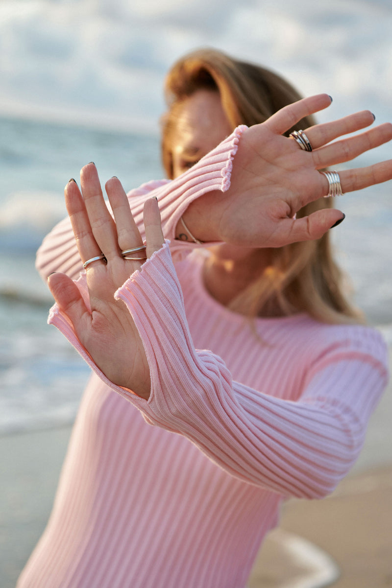 Brera 100% Merino Long-sleeve Top Pink *LIMITED EDITION*