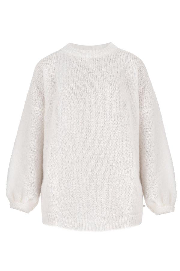 Melody Mohair Jumper White