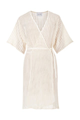 Sole 100% Linen Beach Dress White